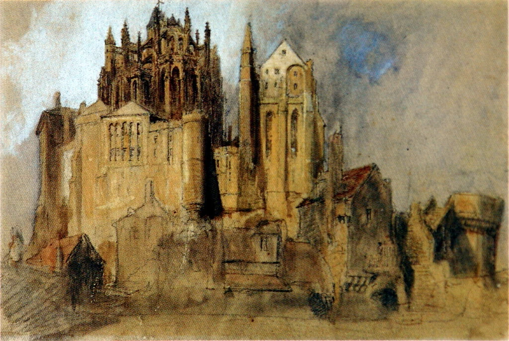 La meraviglia, Mont St Michel, Normandia, 1848